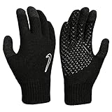 Nike Knitted Tech and Grip Gloves Handschuhe (L/XL, black/black/white)