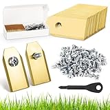 CIRULLI 60er Set Ersatzklingen für Rasenmäher, Titan Messerklingen 0,75 mm, Roboter...