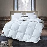 Deluxe Komfort Daunendecke, Bettdecke, 80% Gänsedaunen / 20% Feder,...