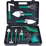 eROOSY Gartenwerkzeug, Gartengeräte Gartenwerkzeug Set aus Edelstahl...