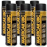 Deco Color 6er Sparpack Masticar 500ml Unterbodenschutz-Spray auf Bitumen-Basis