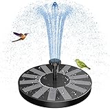AISITIN Solar Springbrunnen für Außen 2025 Verbesserter, Solarbrunnen für Draussen mit...
