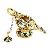 LetCartMaker Wunderlampe, Elegantes 3D-Reliefdesign, Aladdin-Lampe, Genie-Lampe,...