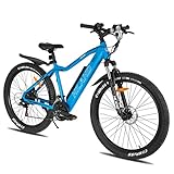 HILAND E-Bike 26 Zoll Fat Tire Aluminium E-MTB Elektrofahrrad E-Mountainbike Shimano 21...