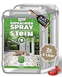 Stein & Platten Imprägnierung 10L I Fassaden Imprägnierung, Langanhaltender Schutz vor...
