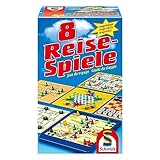 Schmidt Spiele 49102 - 8 Reise-Spiele, Spielesammlung, magnetisch, Bunt, 1 bis 4 Spieler
