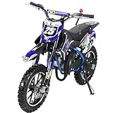 Actionbikes Motors Kinder Crossbike Gepard 2-Takt 49ccm | Bis 35 Km/h - 2 Liter...