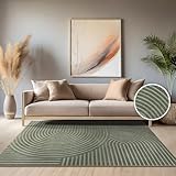 Paco Home Teppich In- & Outdoor, Moderne abstrakte Boho Designs mit 3D Struktur,...