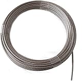 Drahtseil 6mm 15 Meter Edelstahl 7X19 EN 1.4401 weich A4 NIRO, Nirosta