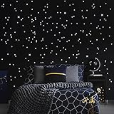 Wandtattoo-Loft 350 Leuchtpunkte und Leuchtsterne für Sternenhimmel –...