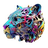 Holzpuzzle Erwachsene, 300 Teile Rock Cheetah Holz Puzzle Erwachsene, 36x33.1cm...