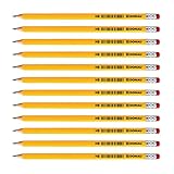 OFFICER PRODUCTS DONAU 7386001PL-99 Bleistift Holz: 12 HB Bleistifte mit Radiergummi / 12...