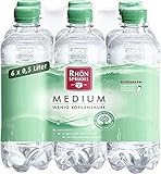 RhönSprudel Mineralwasser Medium EINWEG (6 x 0,5 l)