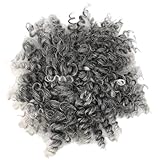 Fituenly Damen-haargummis, Lockig, Kraus, Afro, Kurz, Kunsthaar, Haarknoten, Chignon,...