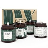 RepellShield Citronella Kerze Outdoor - Wohlriechender Outdoor Kerzen Duft als Kerze gegen...
