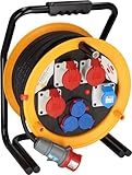 Brennenstuhl Professional Brobusta CEE 4 IP44 Gewerbe-/Baustellen-Kabeltrommel...