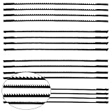 TXErfolg 16 Stück Dekupiersägeblatt 127mm Feinschnitt Laubsägeblätter mit Stift...
