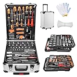 Victoam Werkzeugkoffer,600-Teilig,Werkzeugkiste,Werkzeug Set Auto,Werkzeug,Trolley...