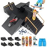 CS COSDDI Finger Skateboard und Rampe Zubehör Set, Fingerboard Skate Park...