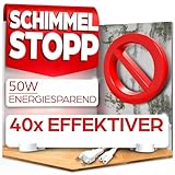 HEIMWERT Anti Schimmel Heizung mit Spezial Infrarot Schutzmembran - Tötet Schimmel...