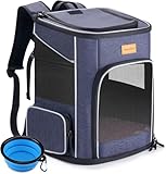Morpilot Katzenrucksack Hunderucksack für Katzen und Kleine Hunde 7kg, Faltbare Haustier...