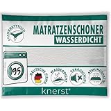 KNERST® Matratzenschoner 180x200 cm für erholsame Nächte I wasserdichte...