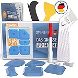 STONE REEF Silikonentferner Werkzeug für Silikonfugen SET - Fugenglätter...
