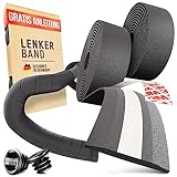 Kellago Lenkerband Rennrad schwarz [ MIT NEUEM 3M KLEBESTREIFEN ] inkl. E-Book & 4x...