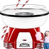 KESSER® Zuckerwattemaschine Set für Dein zuhause - Mit 30x Zuckerwatte Stäbchen &...