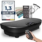 Sportstech Vibrationsplatte VP250 | Deutsche Qualitätsmarke | Curved Slim Design |...