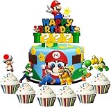 7 Stück Cute Cartoon 'Happy Birthday' Tortenaufsätze,Anime Animal Dinosaurier...
