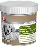 8in1 Ohren-Reinigungspads - speziell für die Ohrenhygiene bei Hunden...
