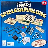Holz Spielesammlung mit unzählige Spielmöglichkeiten ab 6+
