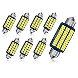 Swetup 1 Watt 41MM Soffitte LED,8 Stück 500 Lumen Canbus, 3014-36SMD, 12V LED...