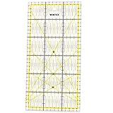 WINTEX Universal-Lineal 15 cm x 30 cm, transparent, 2-farbiger Druck mit cm-Raster und...