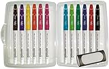 Pilot 4144S12 Fasermaler FriXion Colors, löschbar, 12-er Set (12 Stifte + Box +...