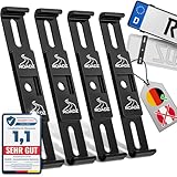 ROADZ® Kennzeichenhalter Rahmenlos - [unsichtbar & legal] - Sicherung für...