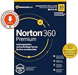 Norton 360 Premium 2022 | 10 Geräte | Antivirus | Unlimited Secure VPN & Passwort-Manager...