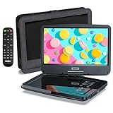 SUNPIN 12,5 Zoll Tragbarer DVD Player mit 10,5 Zoll HD Schwenkbaren Bildschirm,...