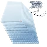 Gardebruk 14x Polycarbonat Hohlkammerstegplatten 4mm 50x Edelstahl...
