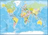 Ravensburger Kinderpuzzle - 12890 Die Welt - Puzzle-Weltkarte für Kinder ab 8 Jahren, mit...