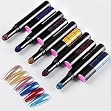 Warm Girl chrome pen nail art SET 6 Stück nail art mirror nagel nailart acrylpulver für...