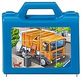Ravensburger Kinderpuzzle - 7406 Meine liebsten Fahrzeuge - Würfelpuzzle mit 6 Teilen,...