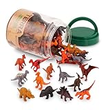 Terra 60-teilig Dinosaurier Figuren Sammlung Dinos Spielzeug Set – Tyrannosaurus Rex,...