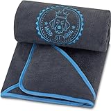 HUND IST KÖNIG® Hundehandtuch extra saugfähig - Hunde Handtuch saugstark aus Mikrofaser...