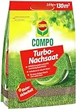 COMPO Turbo Nachsaat, Rasensamen, Schließt besonders schnell und zuverlässig Lücken im...