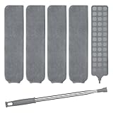 Vicloon Staubwedel Flach, Bedside Dust Brush, Dehnbarer Staubwedel Duster mit...