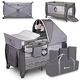LIONELO Sven Plus 4 in 1 Baby Bett Laufstall Baby ab Geburt bis 15 kg...