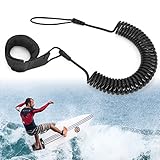 JEEZAO Surfboard Leash,TPU Paddle Leash mit Sicherheit Fußschlaufe für Stand...