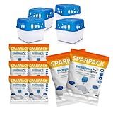 BigDean 4x Luftentfeuchter Feuchtigkeits-Stopper mit 8 x 400g Nachfüll-Beutel...